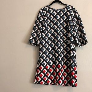 Patterned banana republic dress